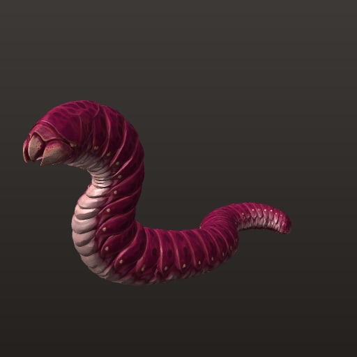 Ver foreur — Creature