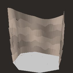 Mesa lointaine · roche fracturée — Prop