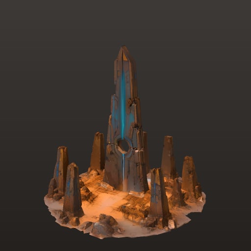 Varenna · Obelisk ruins — Prop