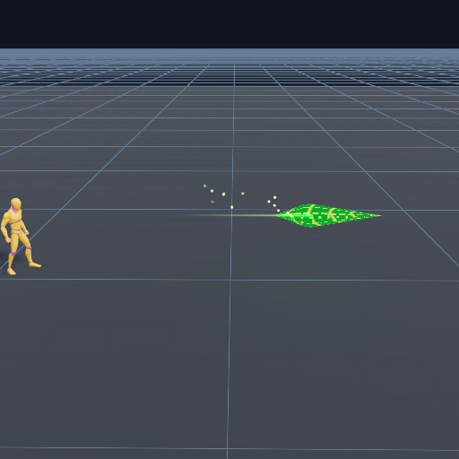 Projectile · Venom spear — VFX