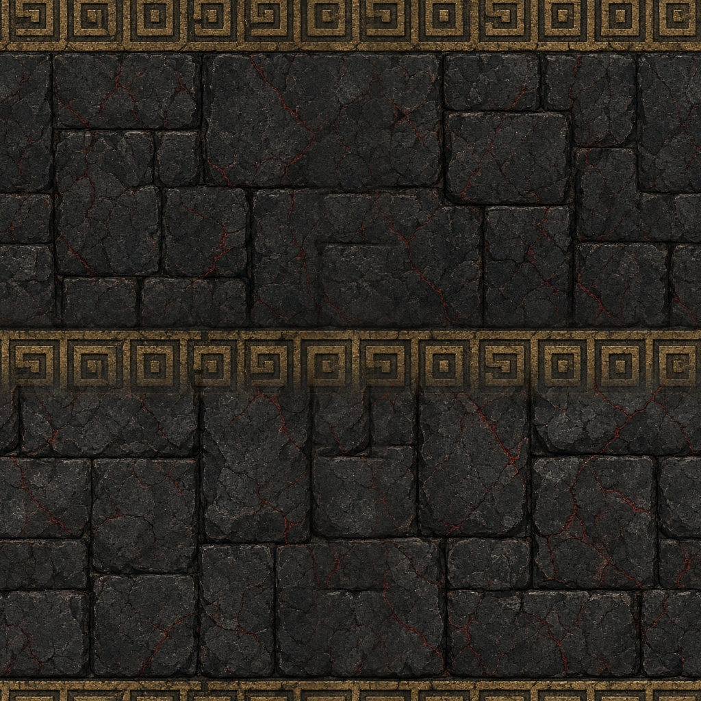 Underworld · Mur de basalte — Texture