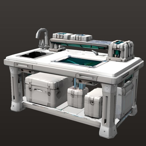 Varenna · Research lab bench — Prop