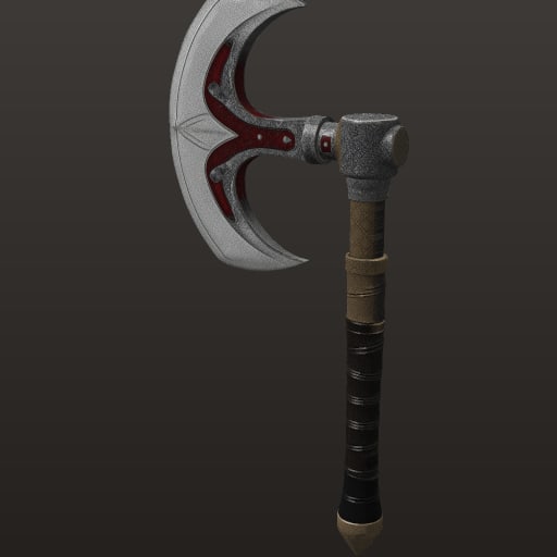 Relicworks · Crescent Battle Axe — Weapon