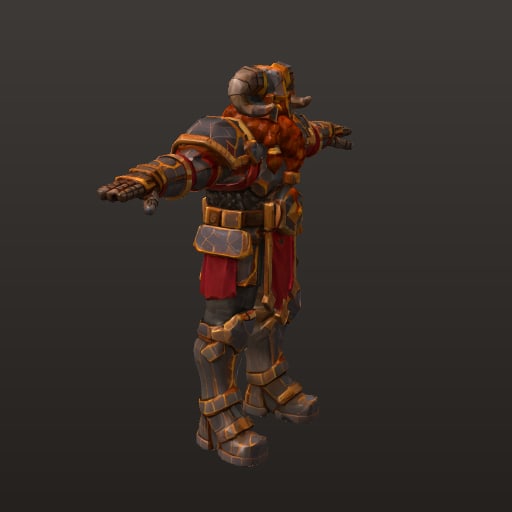 Stylized Fantasy MOBA · Granite Ramshield — Character
