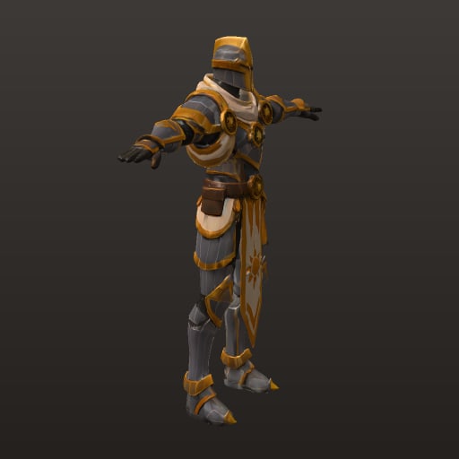 Stylized Fantasy MOBA · Sunlance Templar — Character