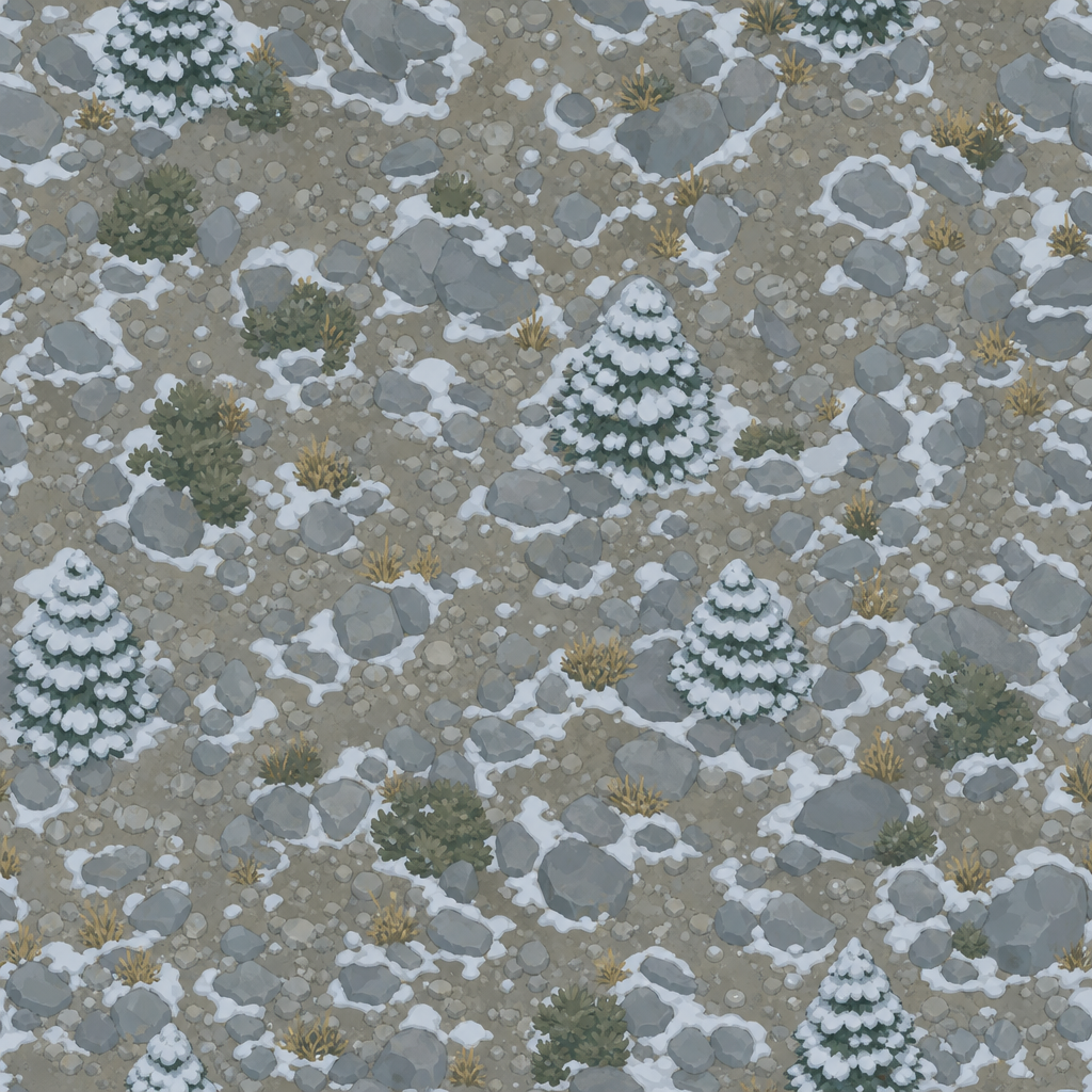 Snow ARPG · Road Verge — Texture