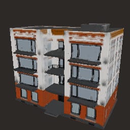 Small apartment block v2 — Prop