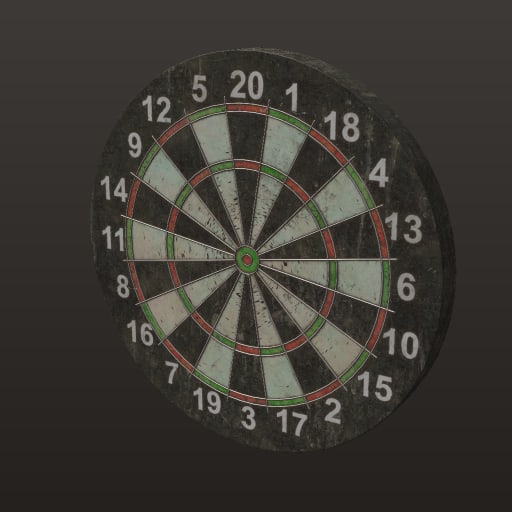 Dartboard · model 2k — Prop