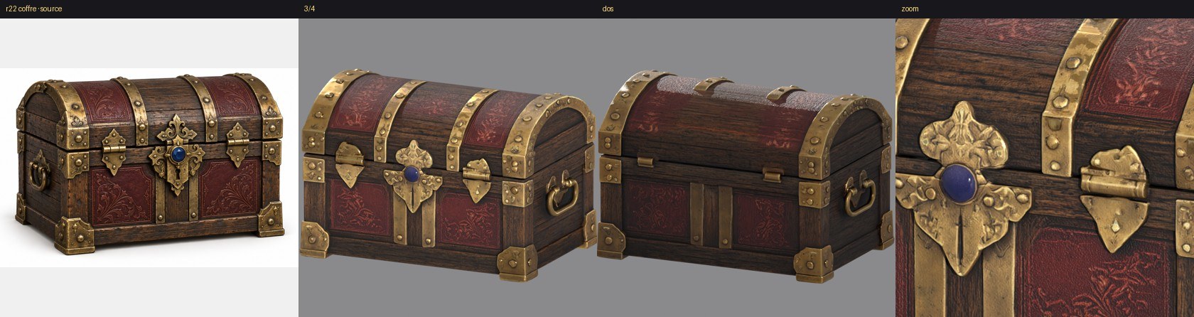 Wooden chest